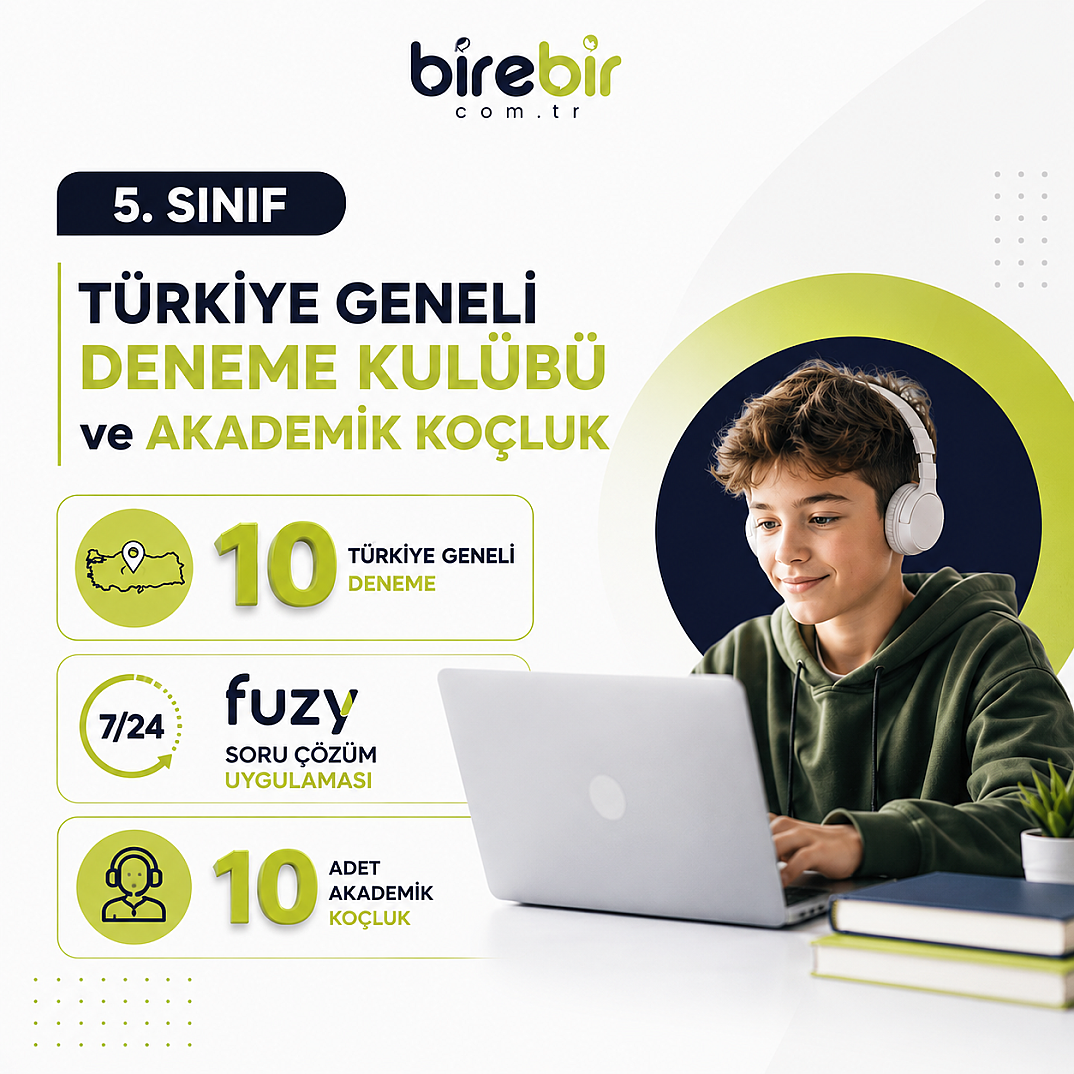 5. Sınıf Türkiye Geneli Deneme Kulübü, Akademik Koçluk - 1